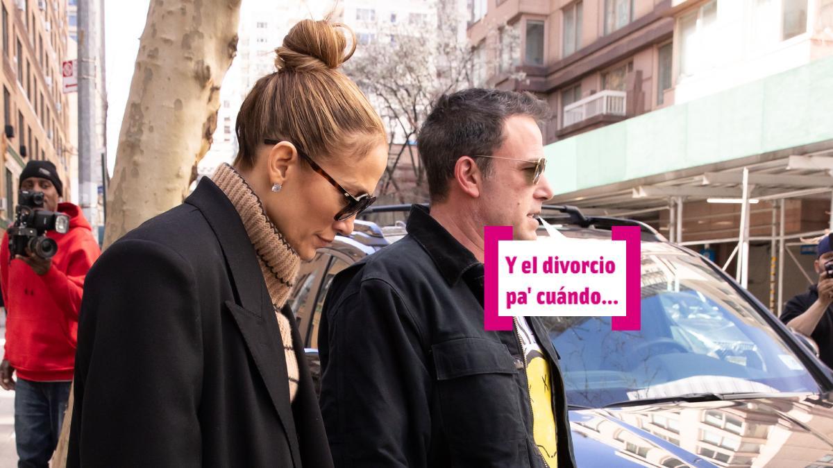 Ben Affleck y Jennifer Lopez por la calle