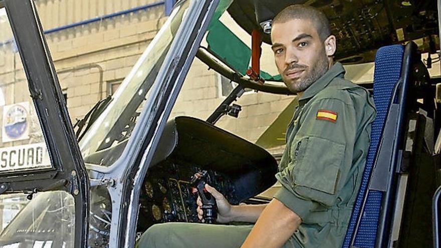 José Morales Rodríguez, un piloto experimentado y curtido en Afganistán