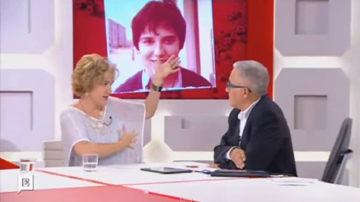 Un fragmento de la entrevista en ’El pla Sardà’ de BTV donde Rahola explica la anécdota con Juan Carlos I.