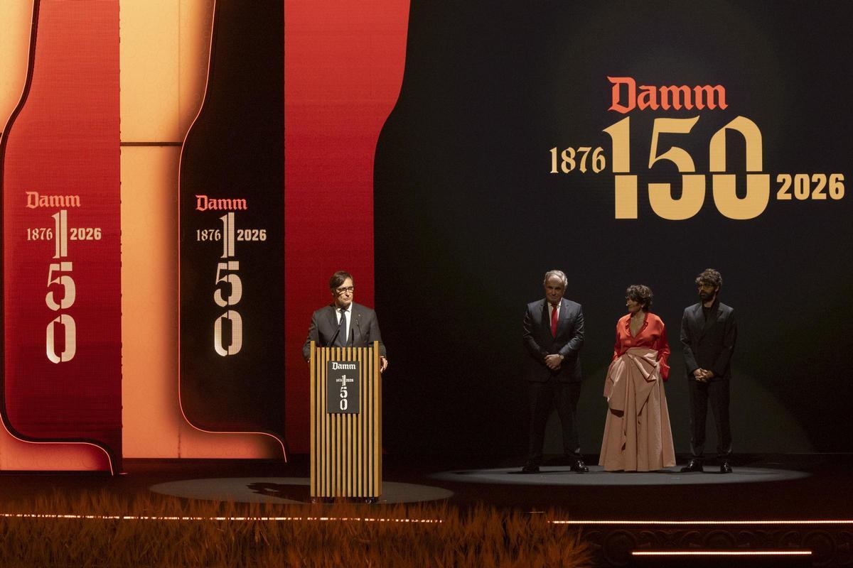 La cervecera Damm celebra por todo lo alto su 150 aniversario con una fiesta en el Liceu