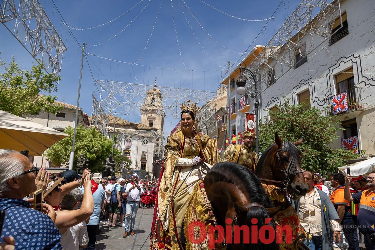 Moros y Cristianos en la mañana del dos de mayo en Caravaca