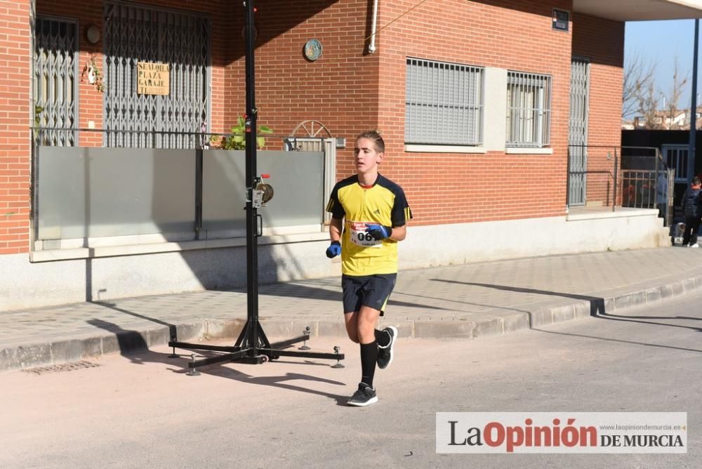 Primera carrera del año en Algezares