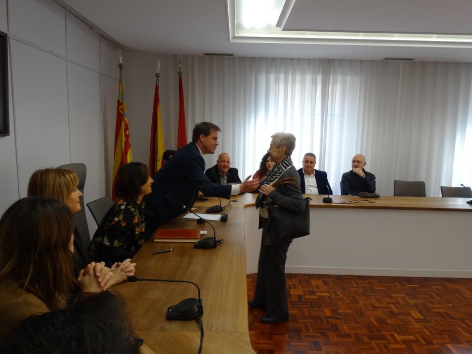 Homenaje a las víctimas del bombardeo franquista en Xàtiva