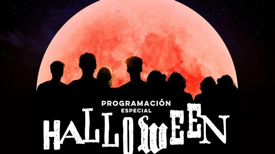 Cartel promocional de Halloween en Cartagena