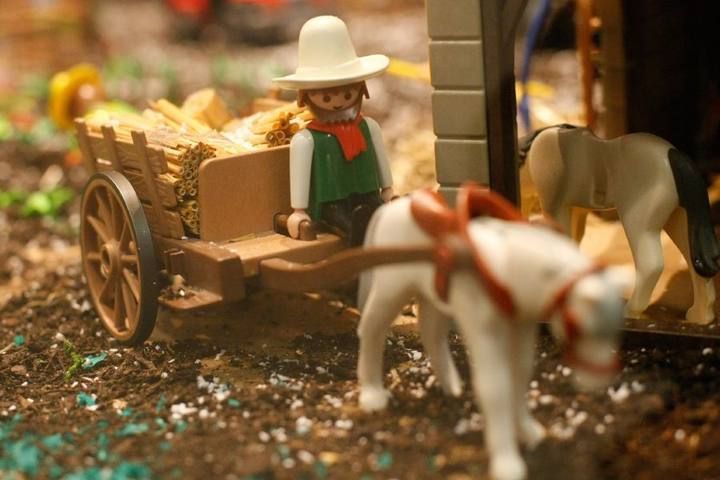 El belén llega al Etnográfico en forma de Playmobil