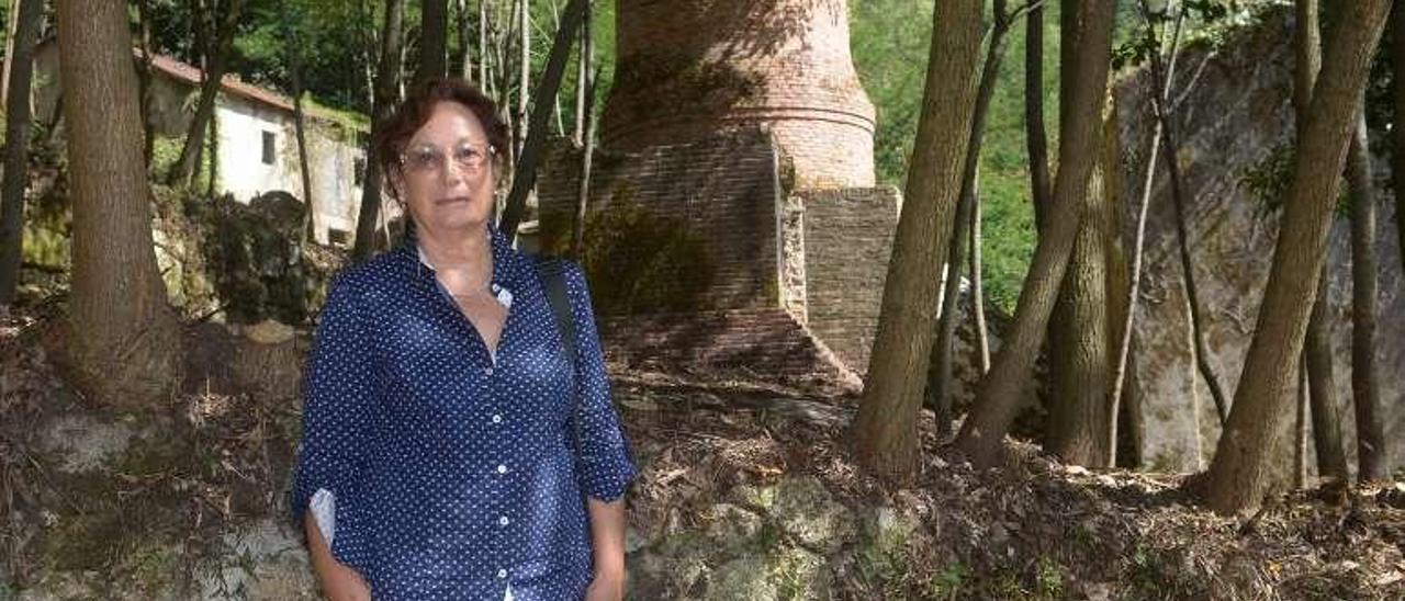 Isabel Aguirre, en la Finca de Segade. // Noé Parga