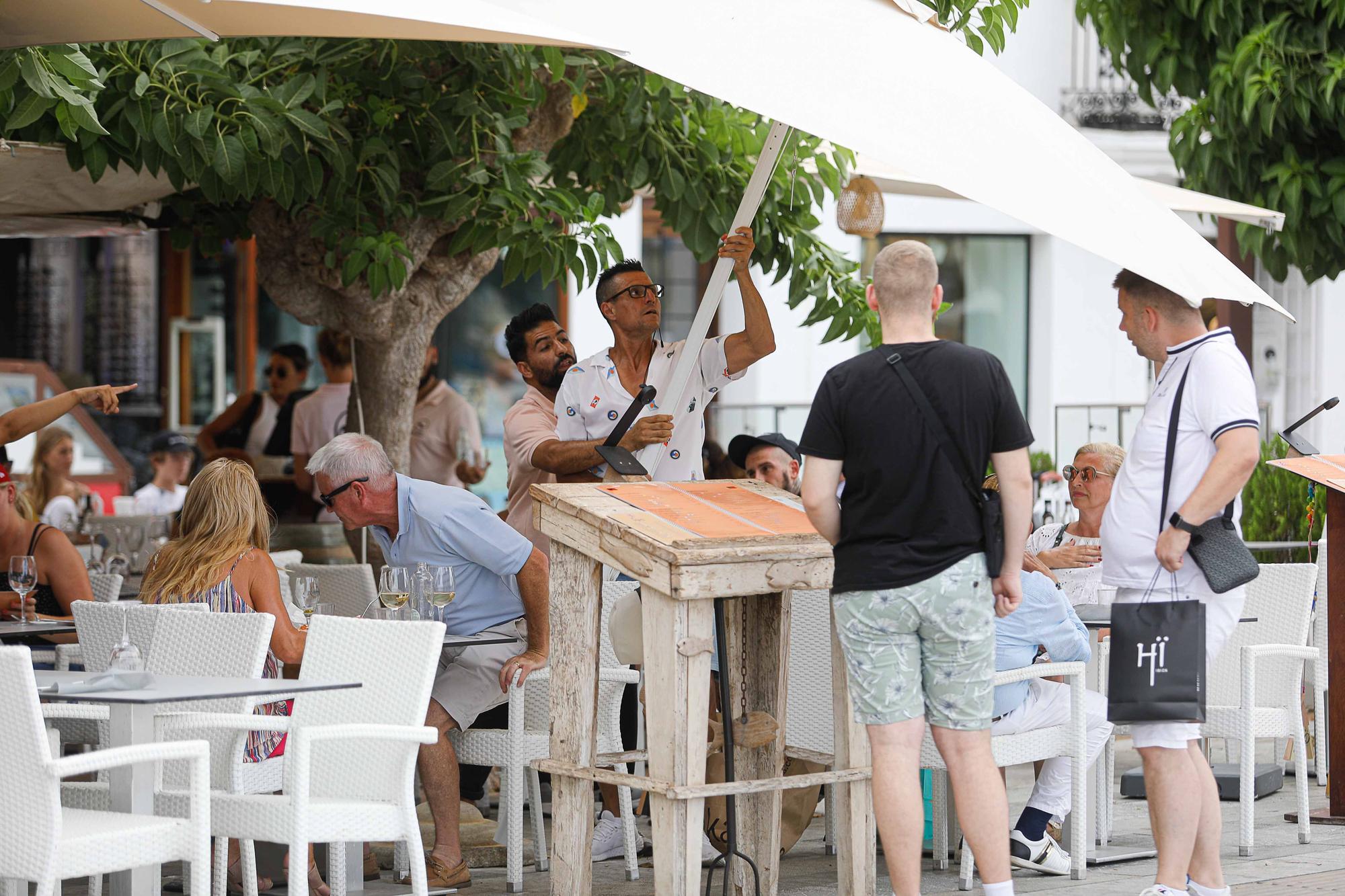 Récord de temperaturas en Ibiza y Formentera: las imágenes del calor