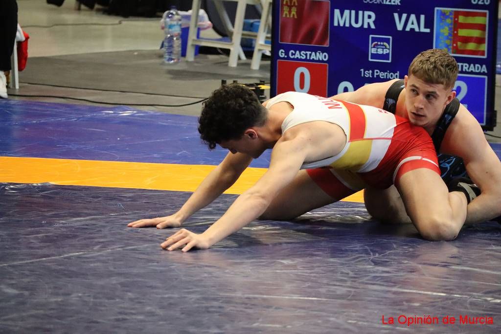 Los deportistas murcianos en el Campeonato de España de lucha