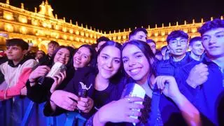 La Nochevieja anticipada en Salamanca reúne a 20.000 jóvenes tras la pandemia