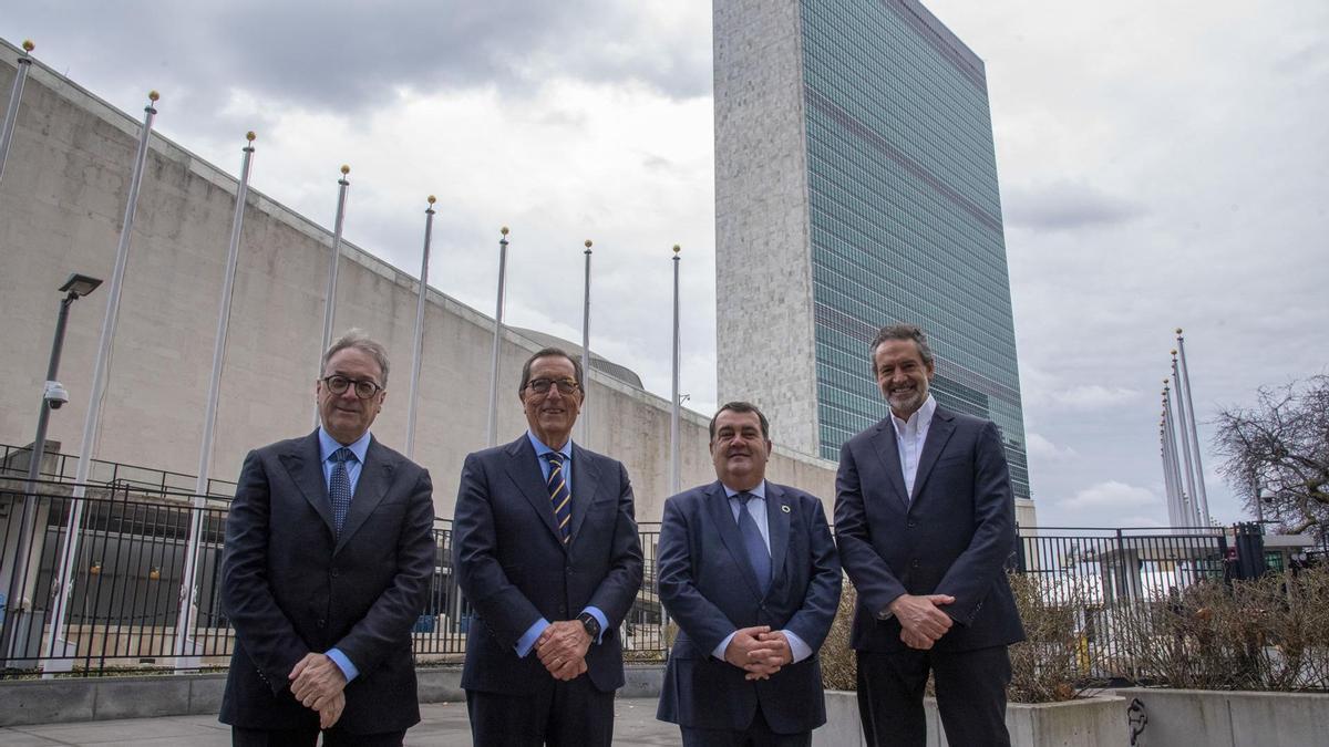 El director general de la Fundación La Caixa, Antoni Vila, analiza la pobreza infantil en España, dentro del foro Partnership organizado por ECOSOC