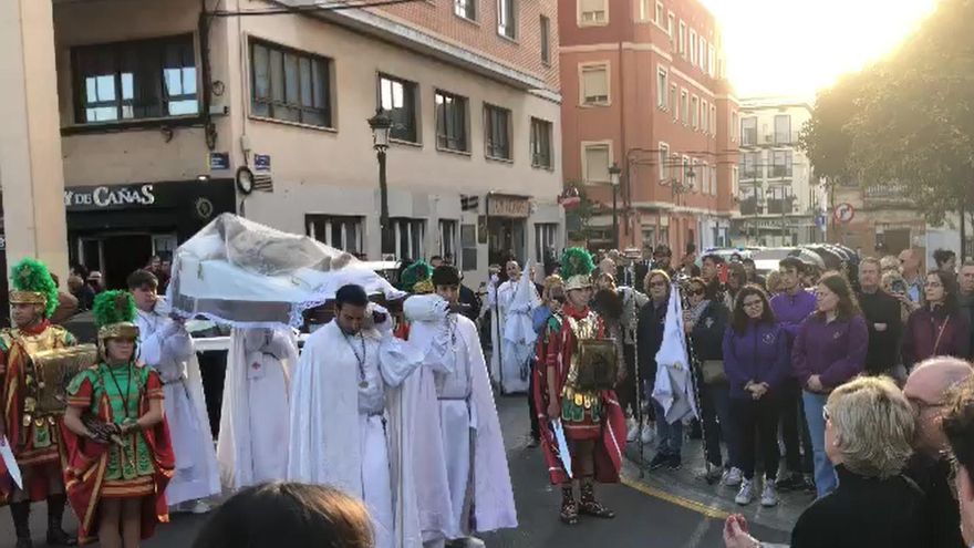 El barrio del Canyamelar se rinde este sábado Santo a la procesión del Cristo Yacente