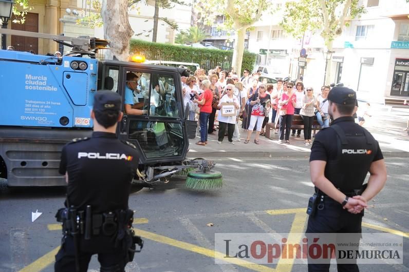 Protesta ante la Delegación del Gobierno por el So