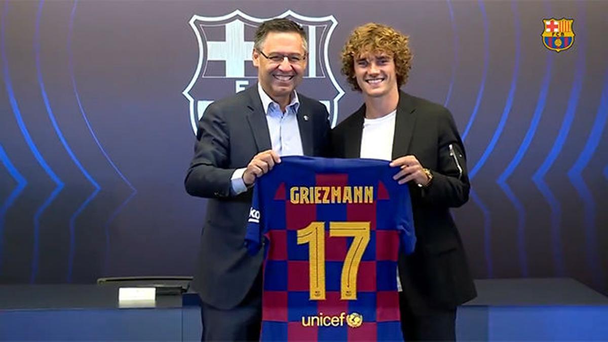 Griezmann lucirá el dorsal 17 en el Barça
