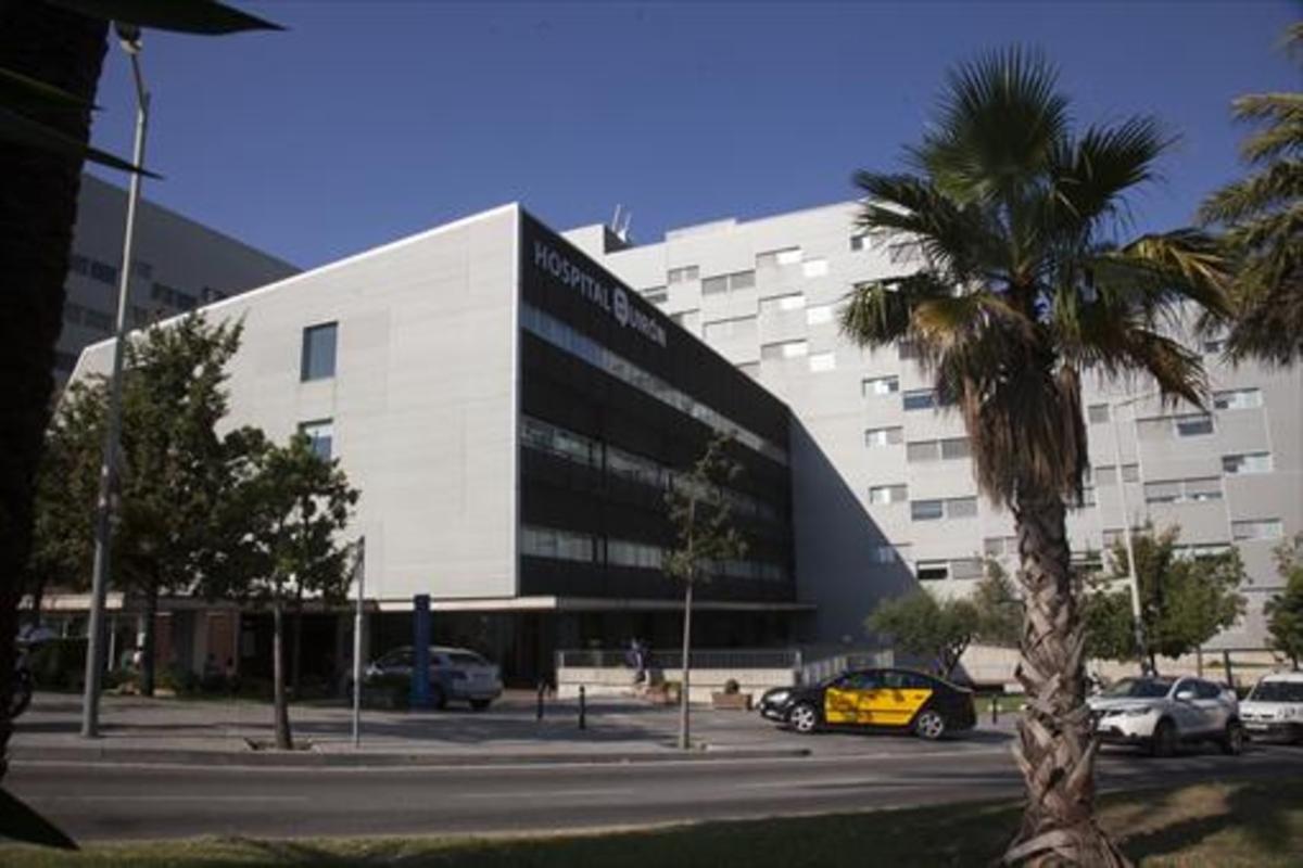 El Hospital Quirón de Barcelona, ayer.