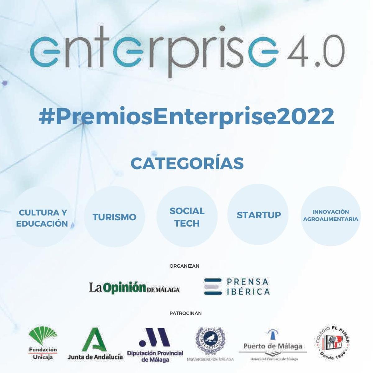 Cartel de los Premios Enterprise 4.0 de este año. | L.O.