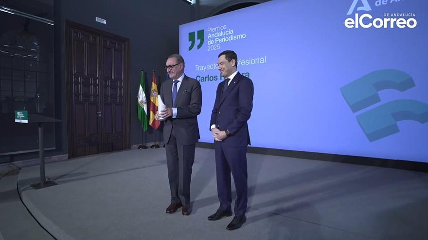 Vídeo | Premio Andalucía de Periodismo a Carlos Herrera