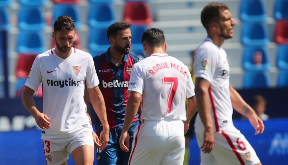 Levante 2-6 Sevilla, en imágenes