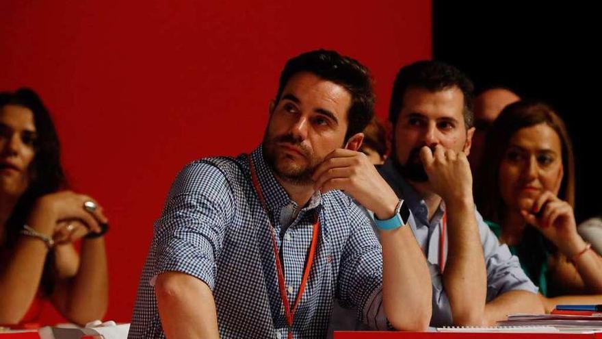 Antidio Fagúndez junto a Luis Tudanca en el Congreso del PSOE de Castilla y León celebrado en Zamora.