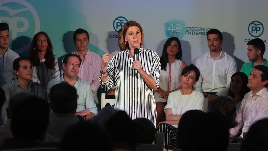 Cospedal, la favorita de los afiliados cordobeses en las primarias con el 39% de los votos