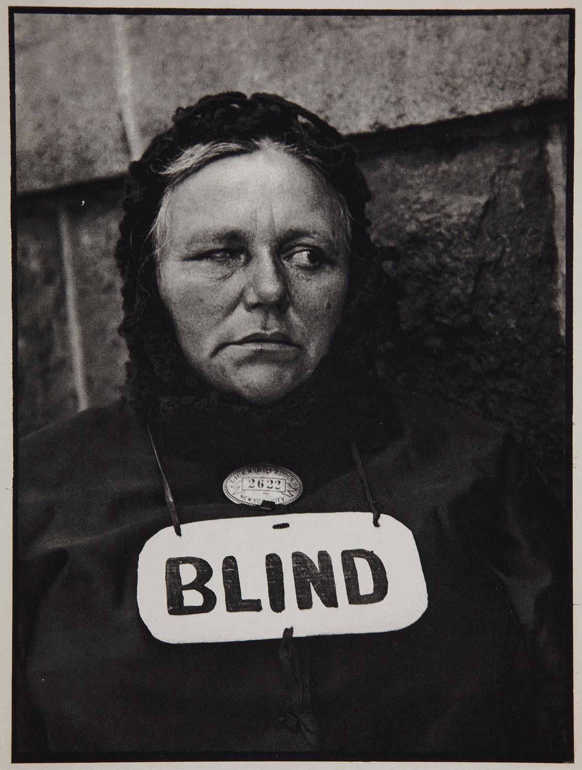 Mujer ciega (julio de1917)