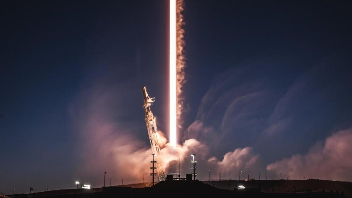 Lanzamiento de un cohete de SpaceX