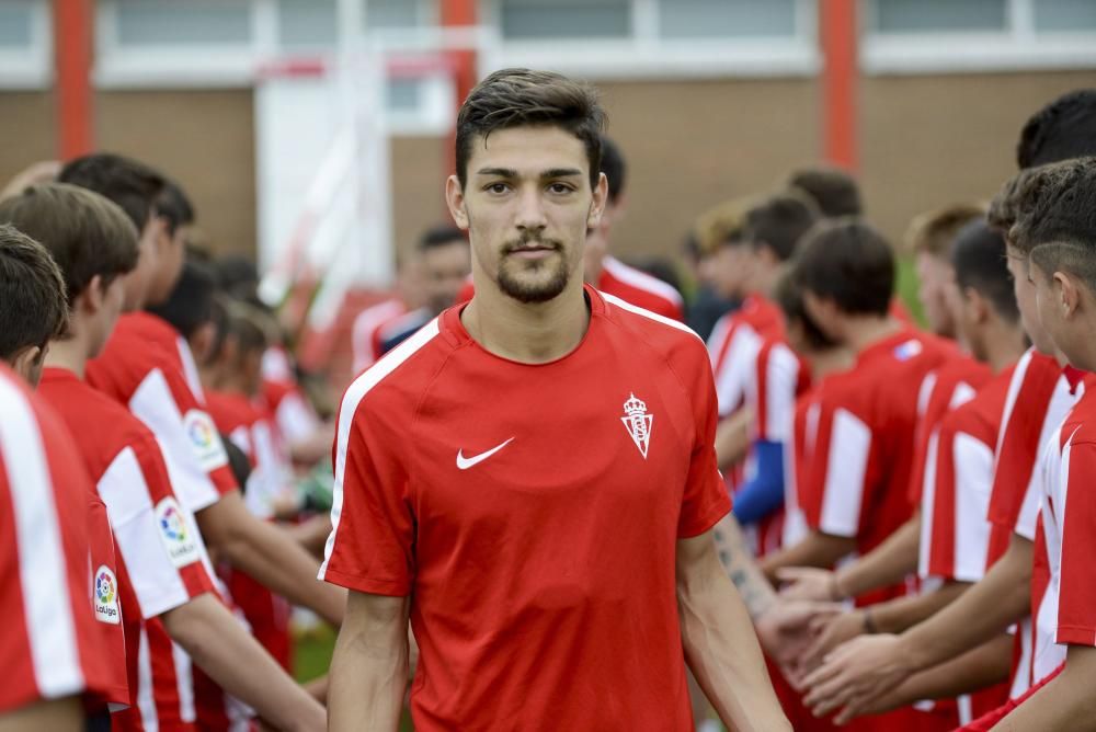 Entrenamiento del Sporting