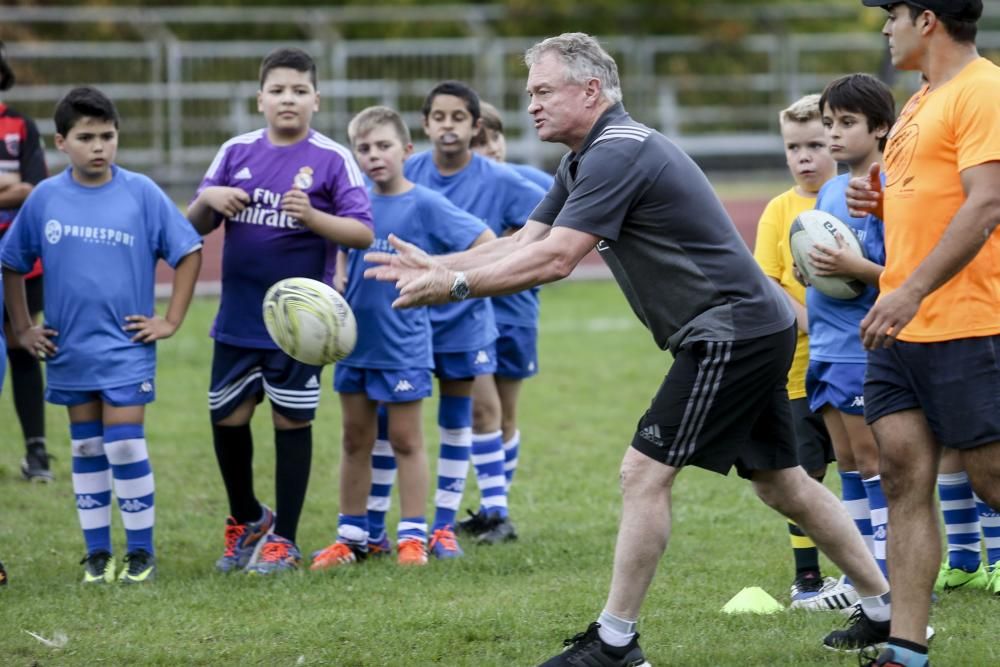 Entrenamiento de los All Blacks en San Lázaro