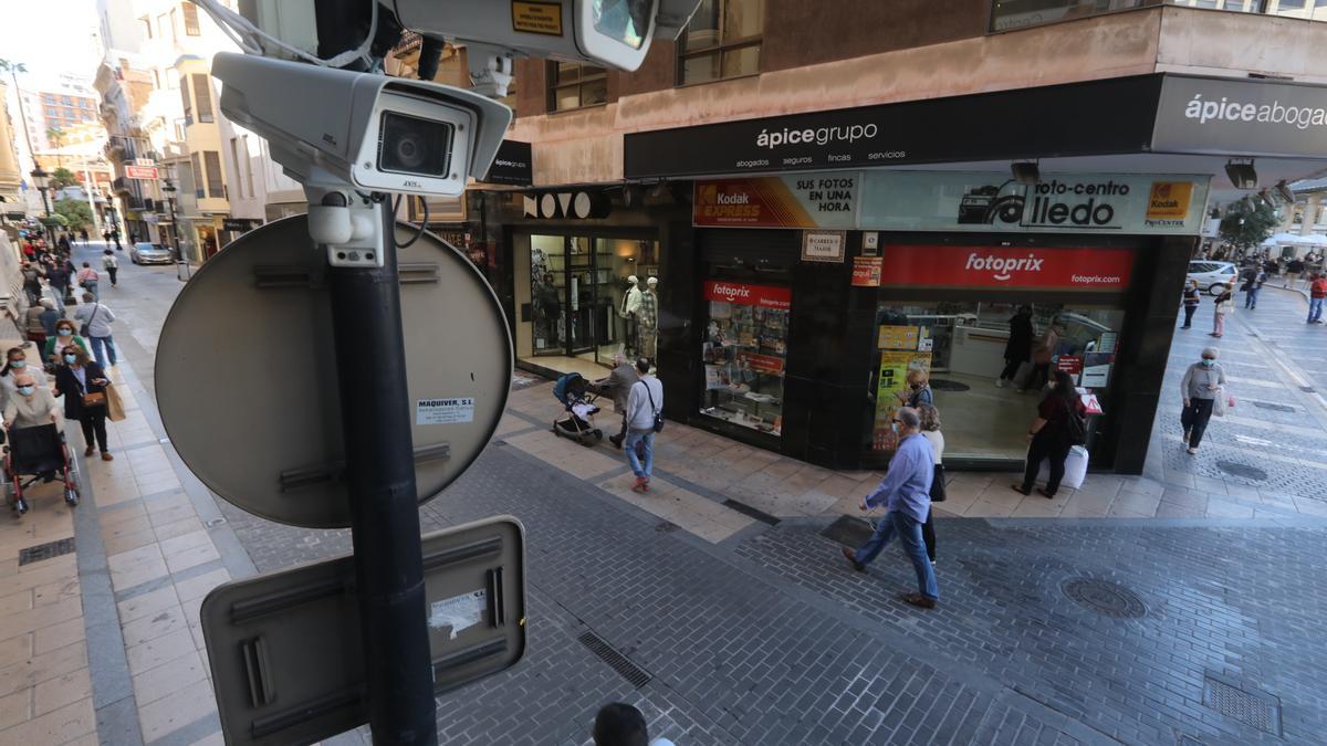 Imagen de las cámaras del centro que en la actualidad no sancionan en Castelló.