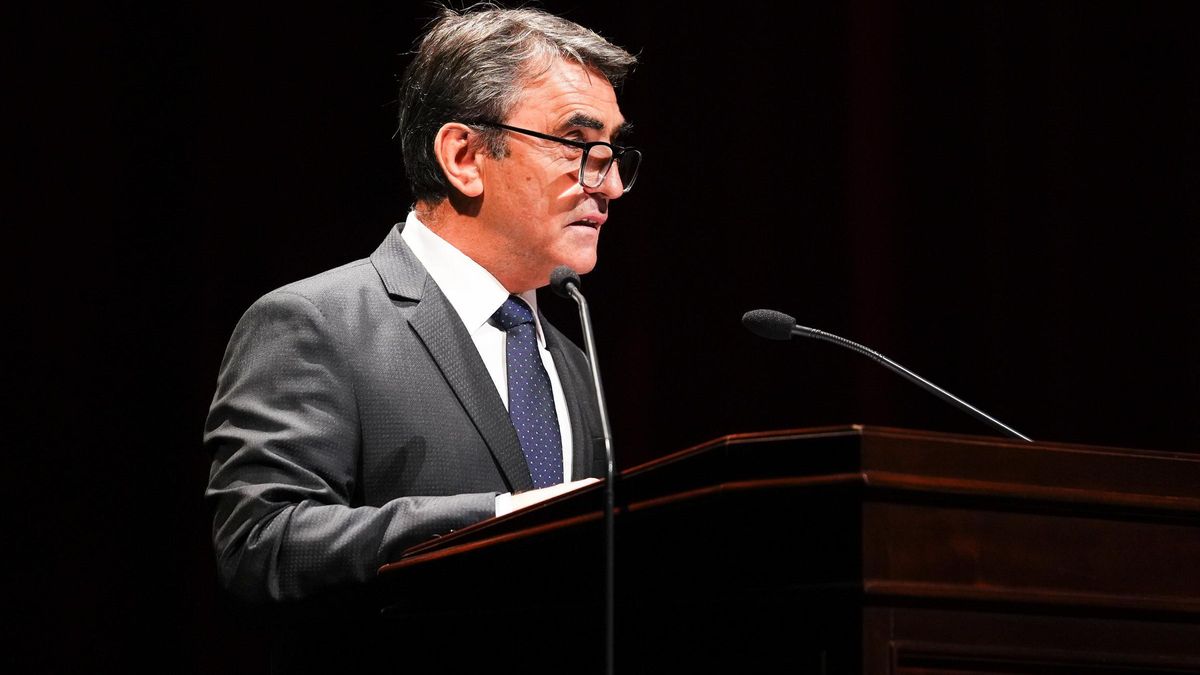 Pregón Taurino en el Teatro de la Maestranza de Sevilla, protagonizado por el ganadero y presidente de la Fundación del Toro de Lidia, Victorino Martín García