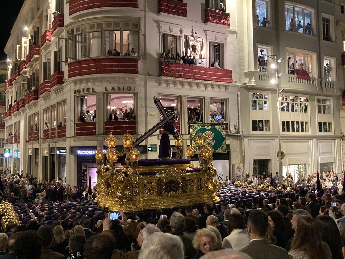 El Nazareno del Paso, en la plaza de la Constitución.