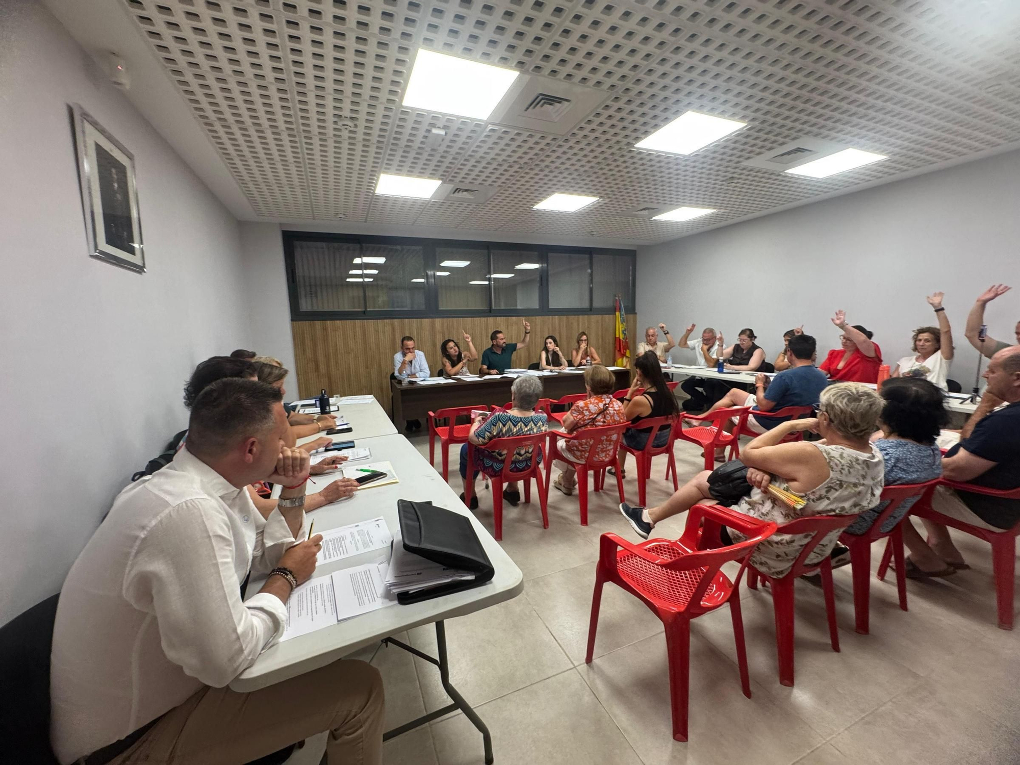 Pleno de presupuestos celebrado ayer en Sedaví.