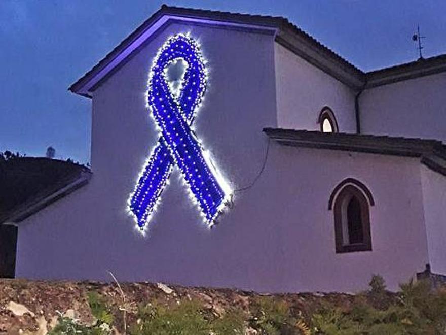 Gran lazo en la iglesia de Naves de Llanes. 