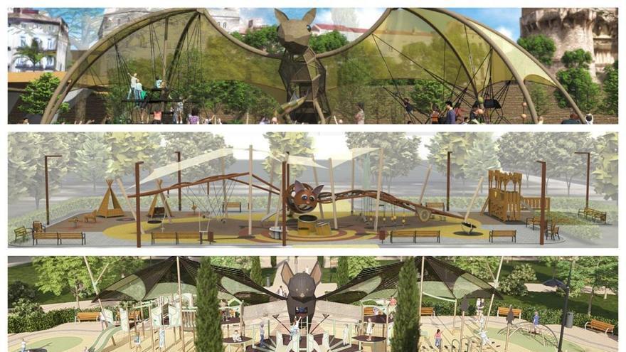 Las tres propuesta para el nuevo parque en el Túria