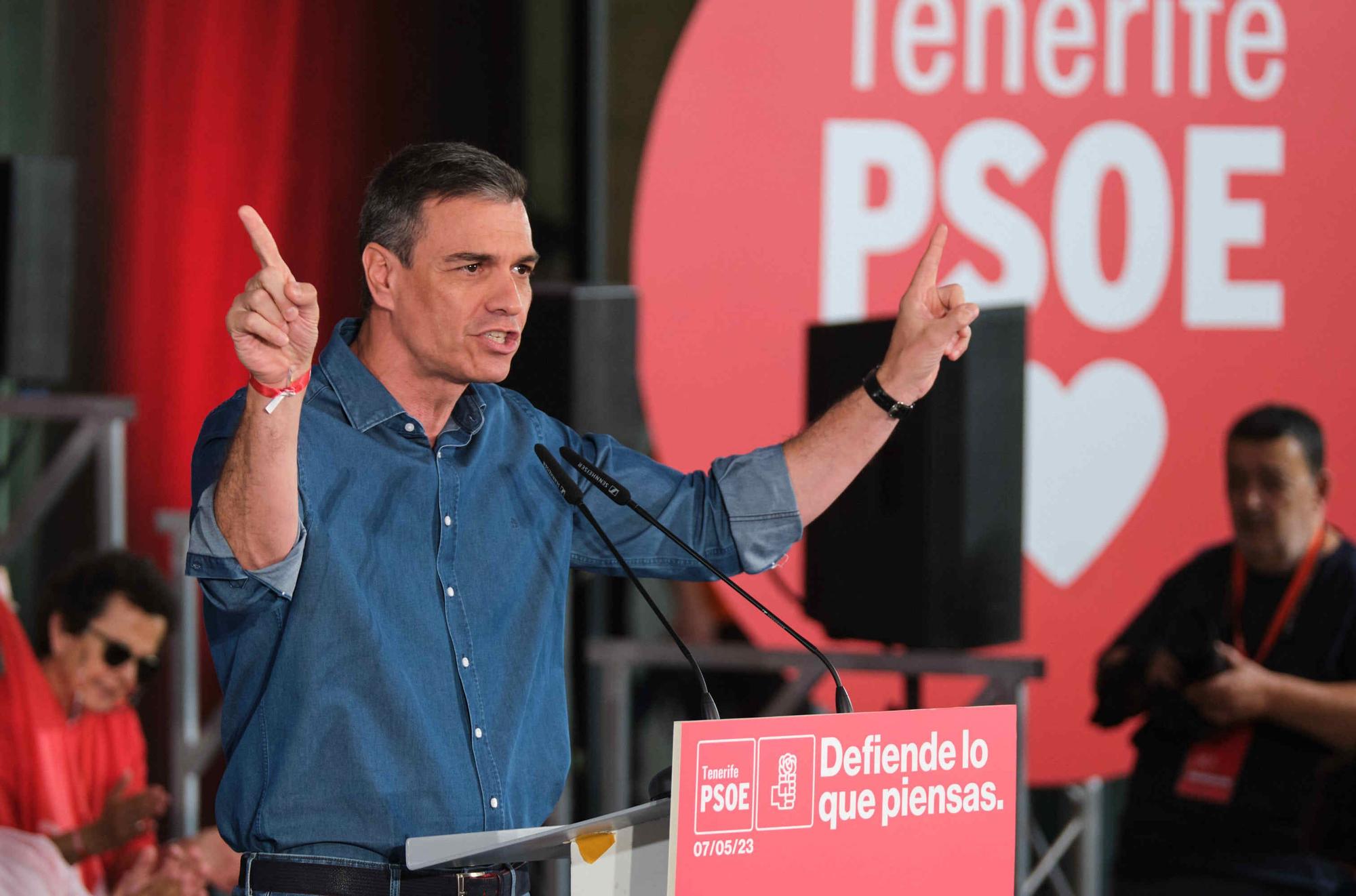 Mitin de Pedro Sánchez en Tenerife