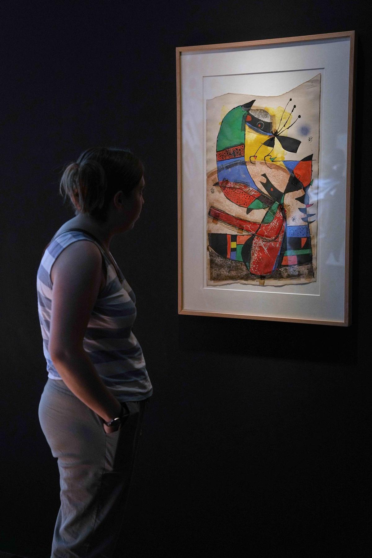 Miró comenzó a elaborar estas obras en el año 1974 con motivo de los 50 años de la muerte de Gaudí.