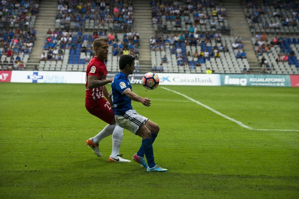 El partido Real Oviedo-UD Almería, en imágenes