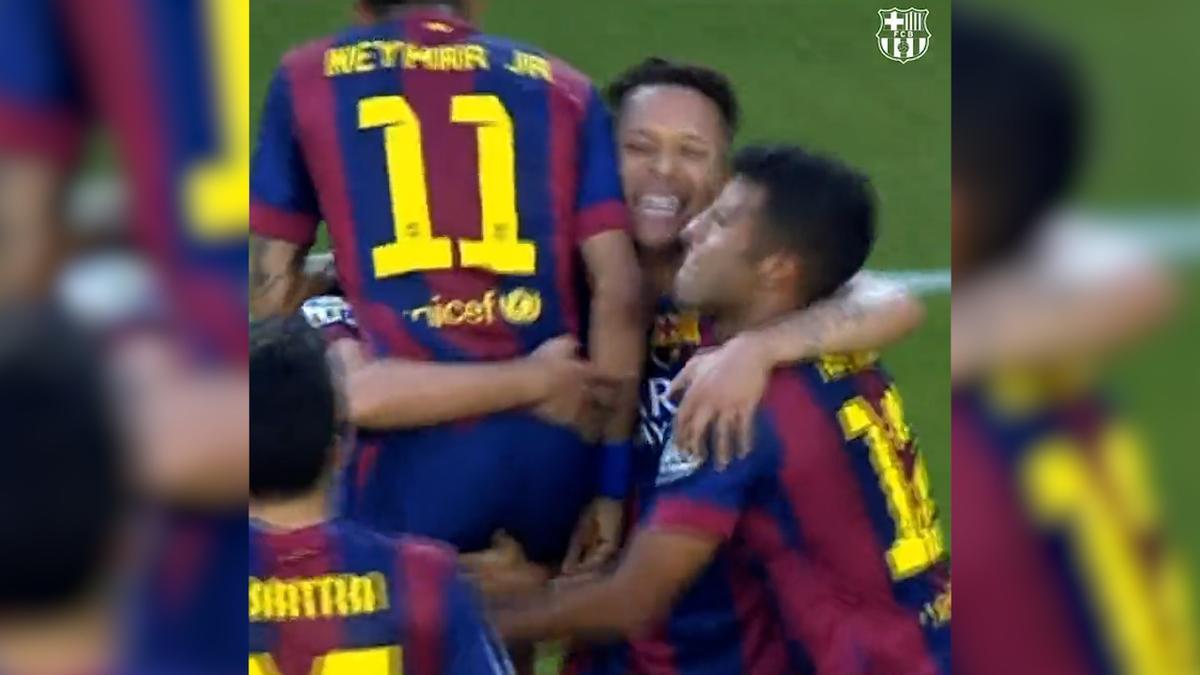 ¿Casualidad? El Barça recuerda un gol de Xavi a pase de Neymar y las redes arden