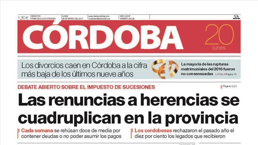 La portada de CÓRDOBA