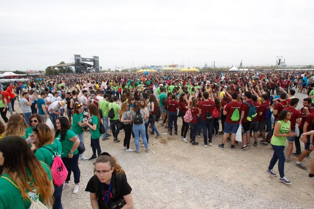 Llenazo en la macrofiesta universitaria en La Punta