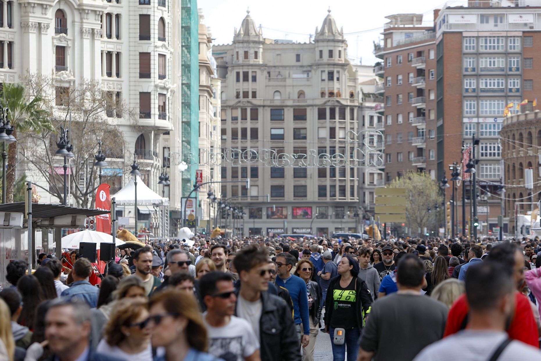 No cabe nadie más en València en el último fin de semana de las Fallas de 2023