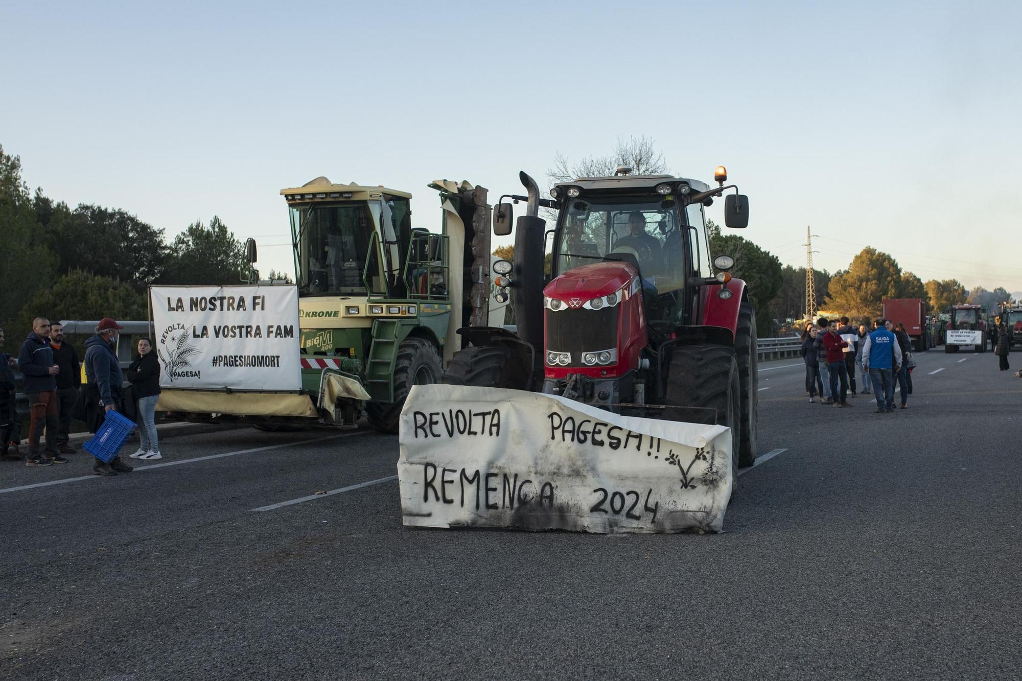 Noves protestes dels pagesos gironins