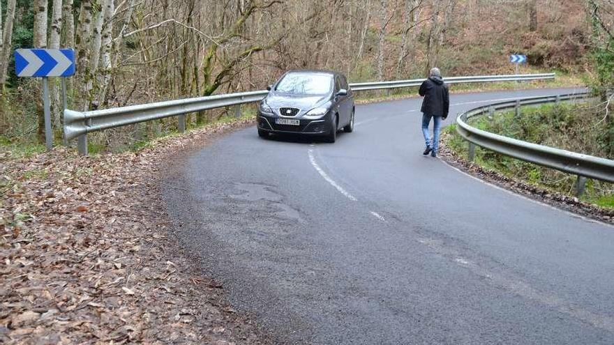 Una parte del trazado del corredor del Navia.