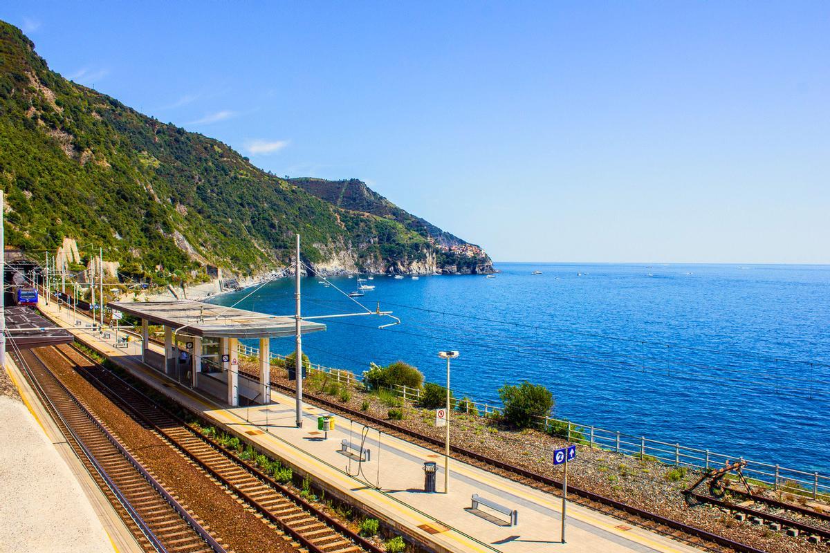 Las espectaculares vistas desde la estación de tren