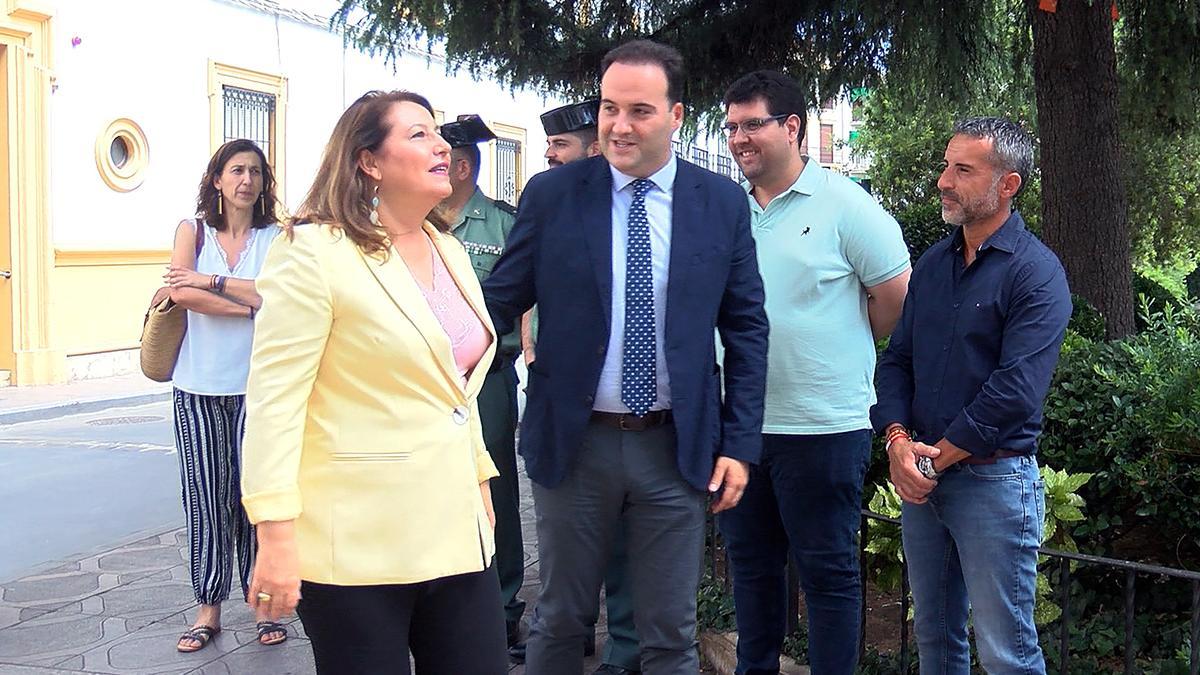 Carmen Crespo y Juan Ramón Valdivia, en Priego de Córdoba.