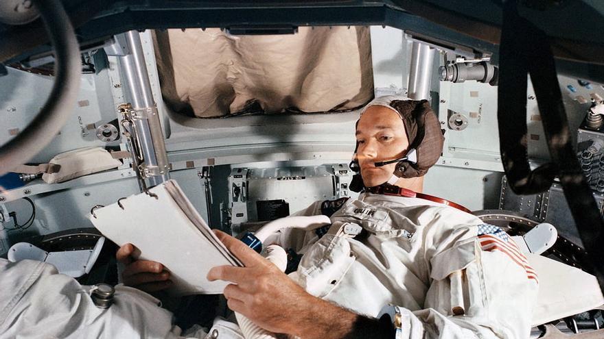 Collins, junto con Neil Armstrong y Buzz Aldrin, partió de Cabo Cañaveral.
