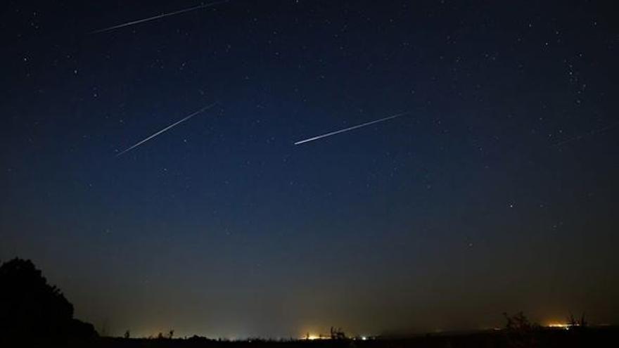 Lluvia de meteoros.