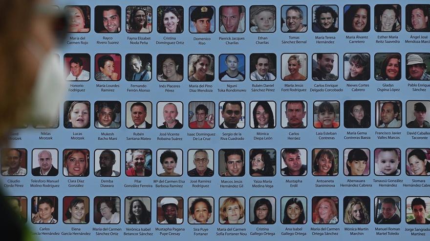 Homenaje a la víctimas del accidente aéreo de Spanair en 2008 el pasado agosto.