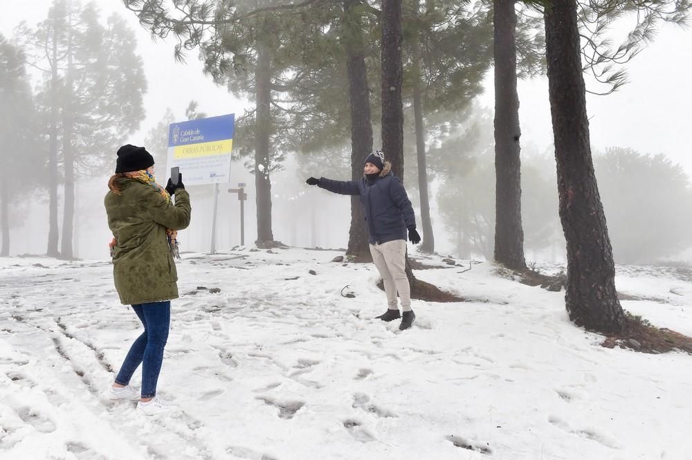 Nieve en Gran Canaria (01/02/2018)