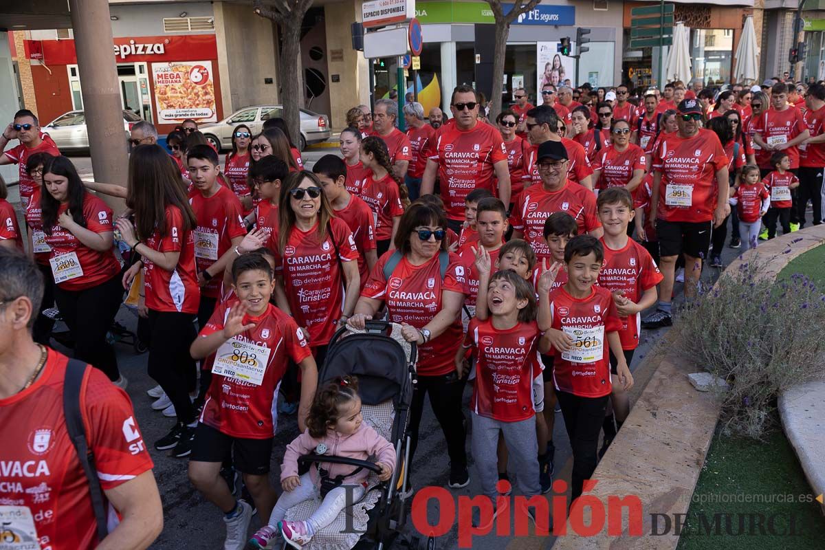 Marcha de la ONG Delwende en Caravaca
