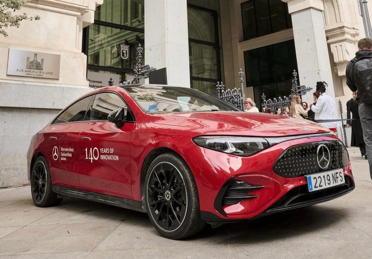 Coche de Mercedes en la Fashion Week de Madrid